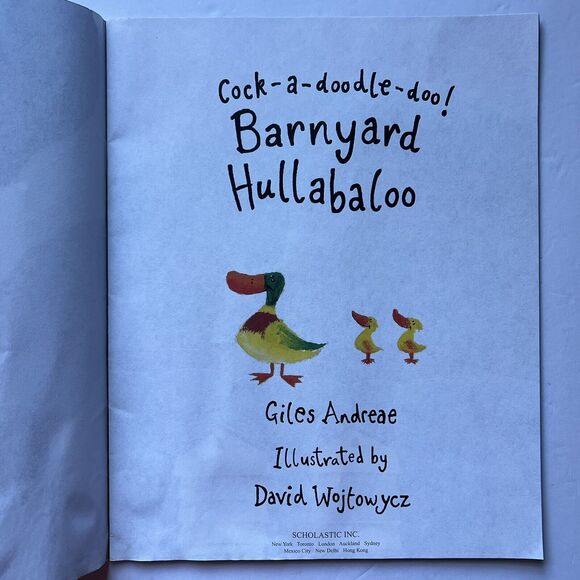 Set Of 2 Childrens Story Books Paperback My Farm Friends and Barnyard Hullabaloo - Picture 9 of 11